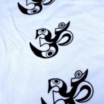 OM eyes リンガー 半袖 tee
