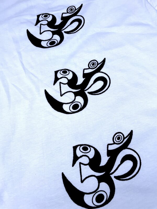 OM eyes リンガー 半袖 tee